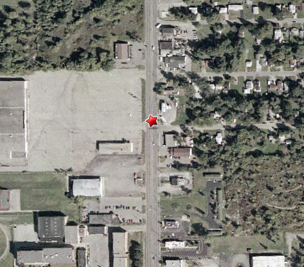 North Flint Drive-In Theatre - Aerial (newer photo)